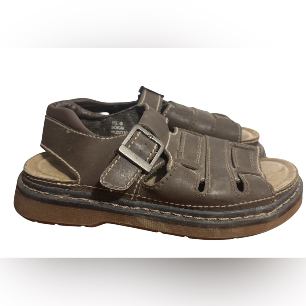 VTG Y2K Faded Glory Fisherman Sandals Brown Buckle Women’s 9 Chunky